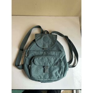 Kipling Queenie Light Aloe Green Backpack without Keychain